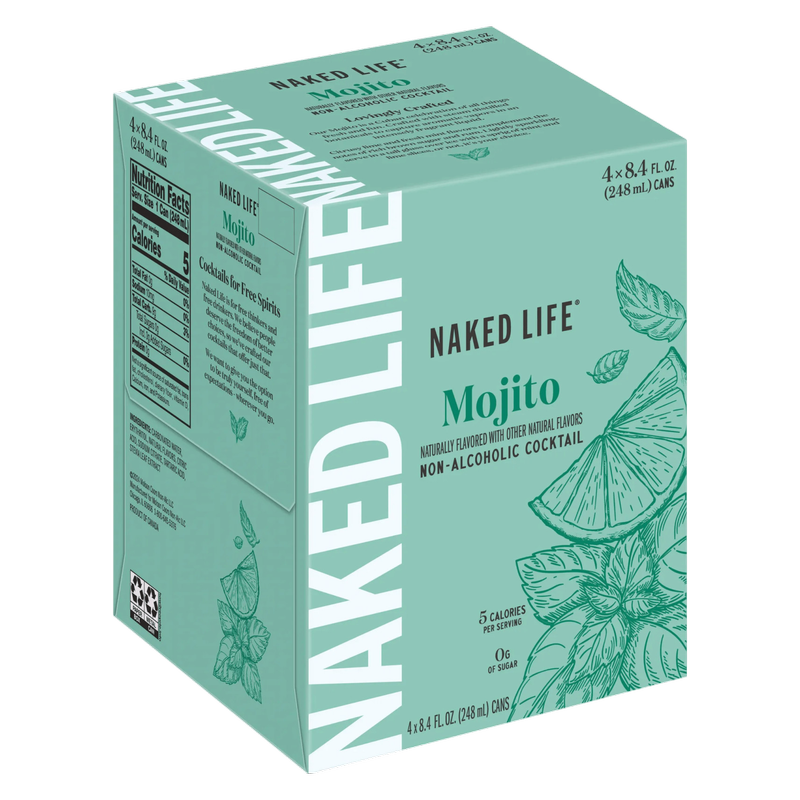 Naked Life Non-Alcoholic Mojito 4pk 8.4oz Can