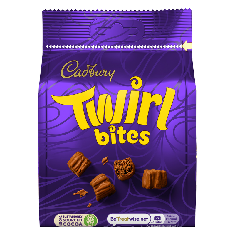 Cadbury Twirl Bites, 109g