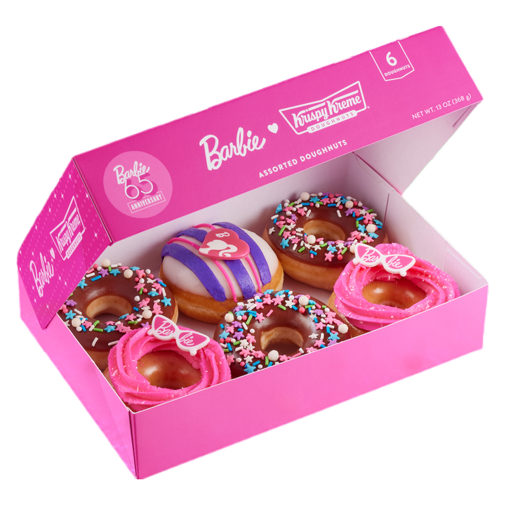 Krispy Kreme Barbie Assorted Doughnuts - 6ct