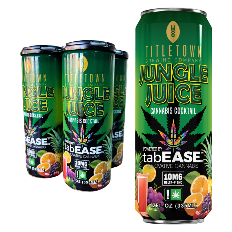 Titletown 10mg THC Jungle Juice Cannabis Cocktail 4pk 12oz Can