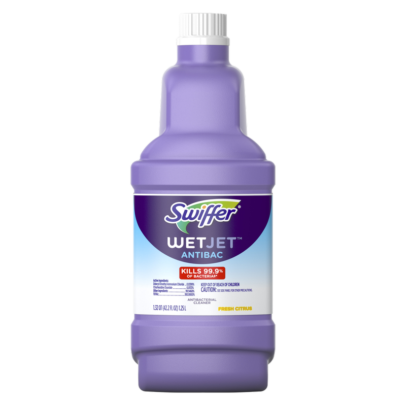 Swiffer WetJet Antibacterial Liquid Refill, Fresh Citrus