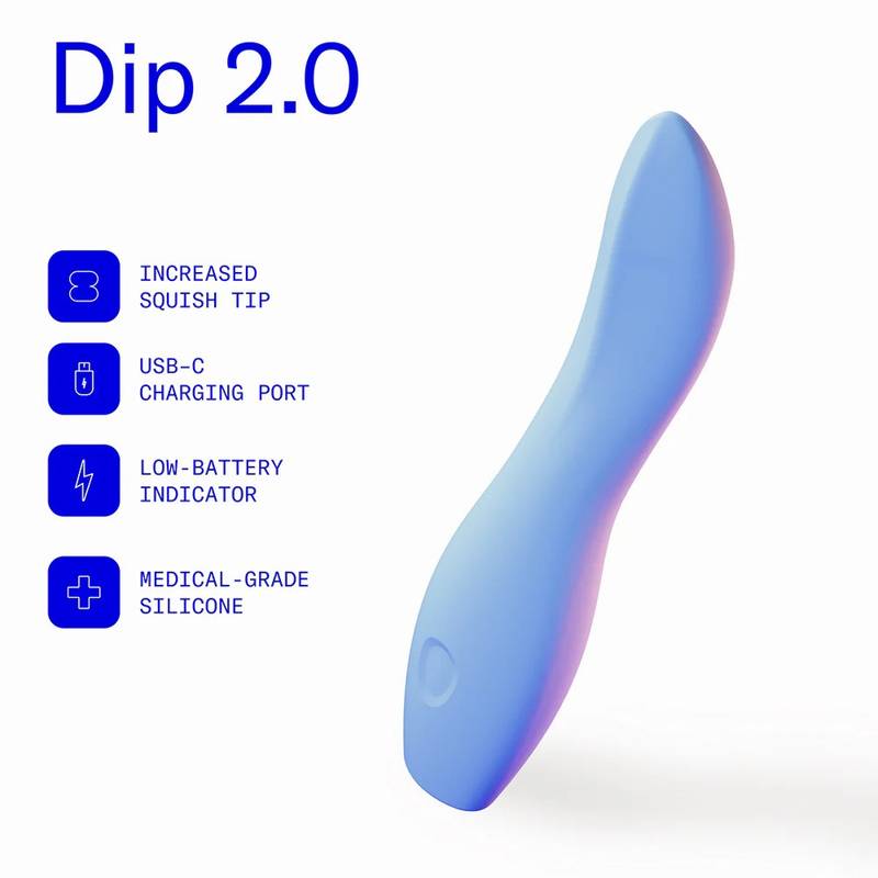 Dip 2.0, Versatile Vibrator, Periwinkle