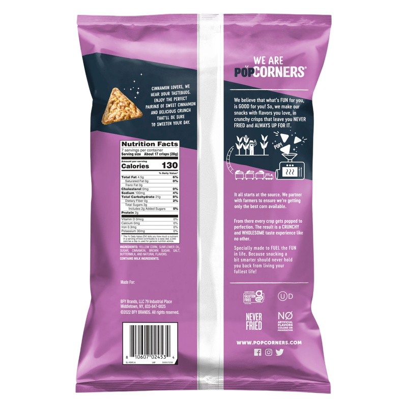 PopCorners Cinnamon Crunch, 7oz