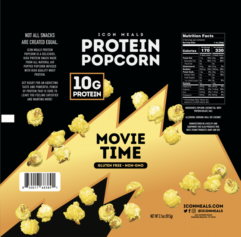 ICON Movie Time Protein Popcorn 2oz