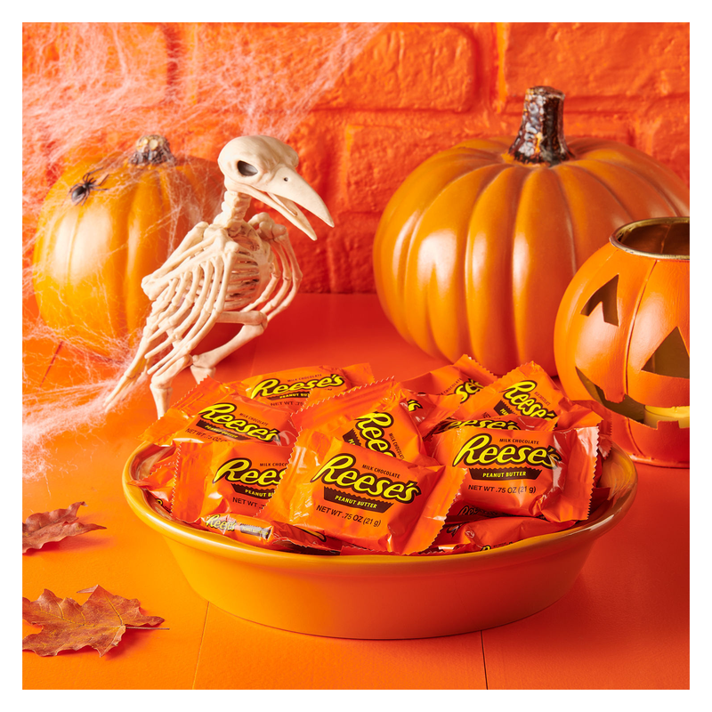 Reese's Halloween Peanut Butter Cups Snack Size 10.5oz Bag