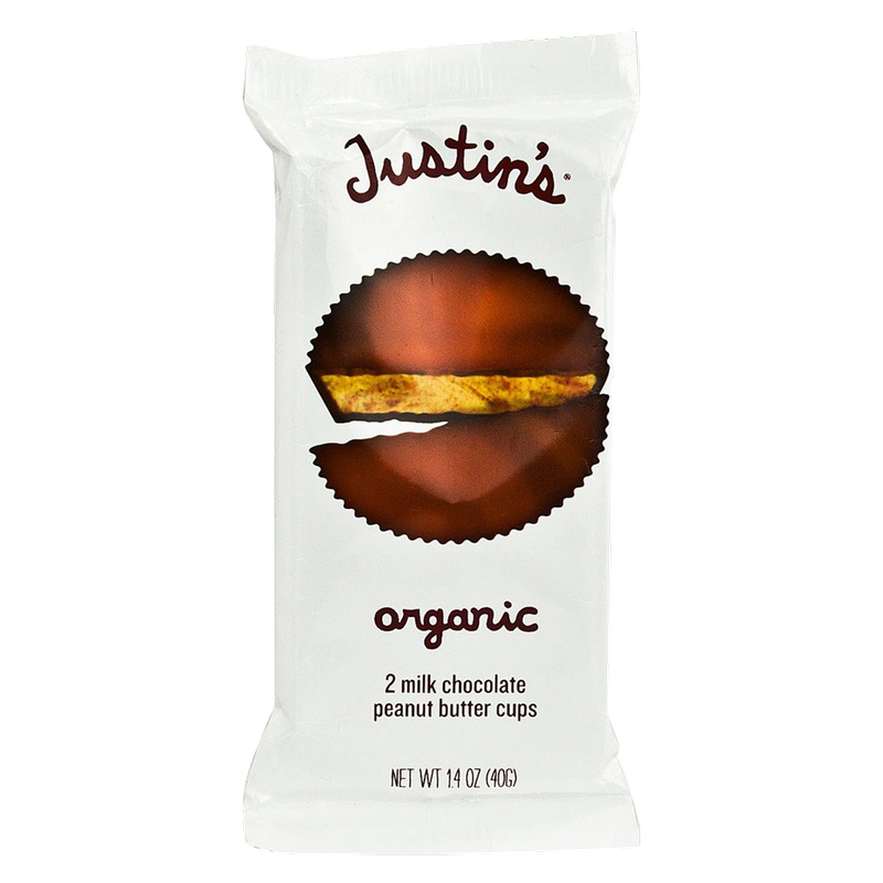 Justin's Organic Milk Chocolate Peanut Butter Cups 2ct