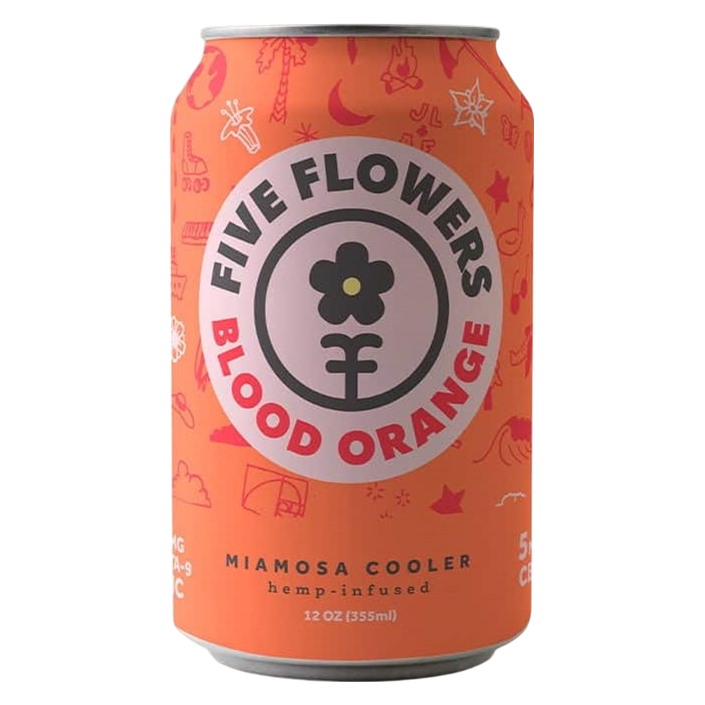 Five Flowers 5mg THC Variety Pack 8pk 12oz Can