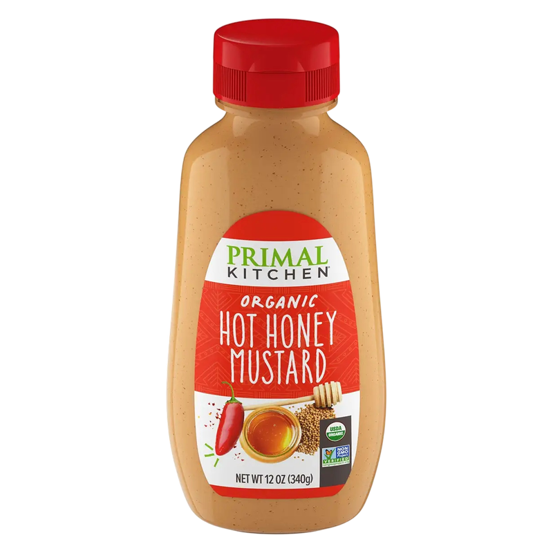 Primal Kitchen Organic Hot Honey Mustard, 12 oz