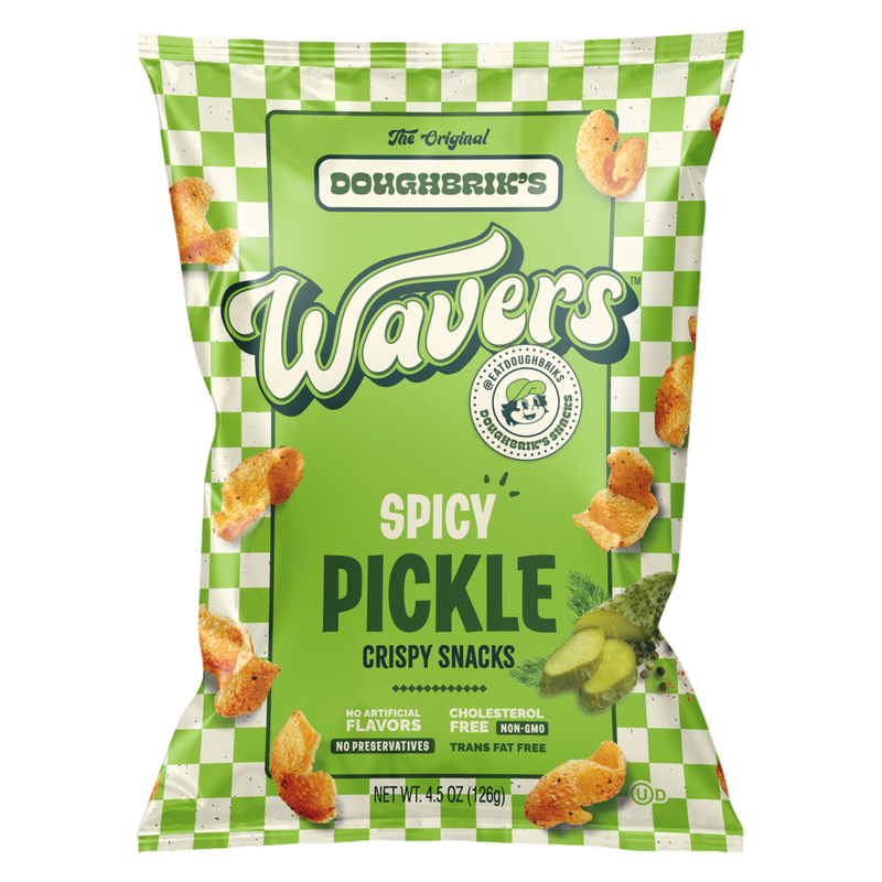 Doughbrik's Original Wavers Spicy Pickle, 4.5oz