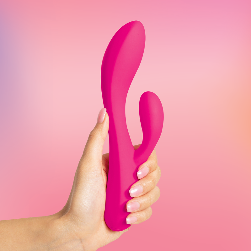 plusone dual vibrating massager charger plusOne Dual Vibrating Arc Rechargeable and Waterproof Vibrator main image 0