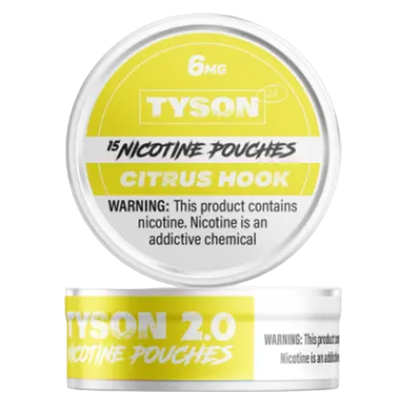 Heavy Bags Nicotine Pouch Citrus Hook 6mg Tin