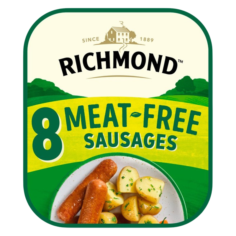 Richmond 8 Meat Free Vegan Sausages, 304g