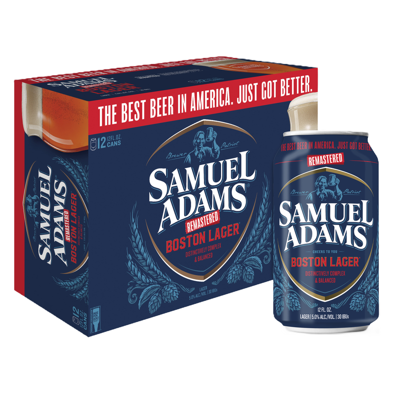 Sam Adams Boston Lager 12pk 12oz Can 5% ABV