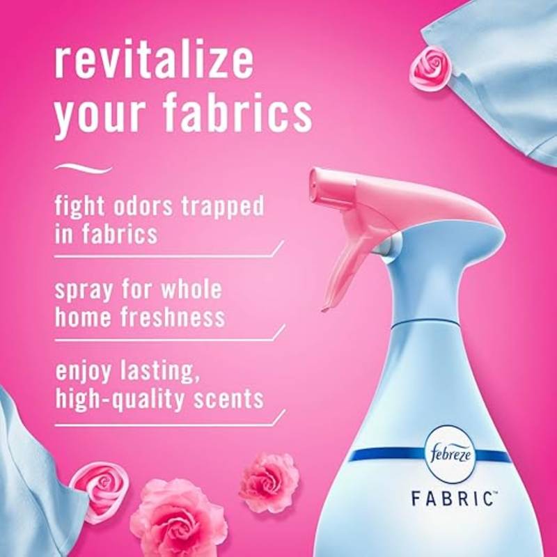 Febreze Odor-Fighting Fabric Refresher, Downy April Fresh, 14.8 fl oz