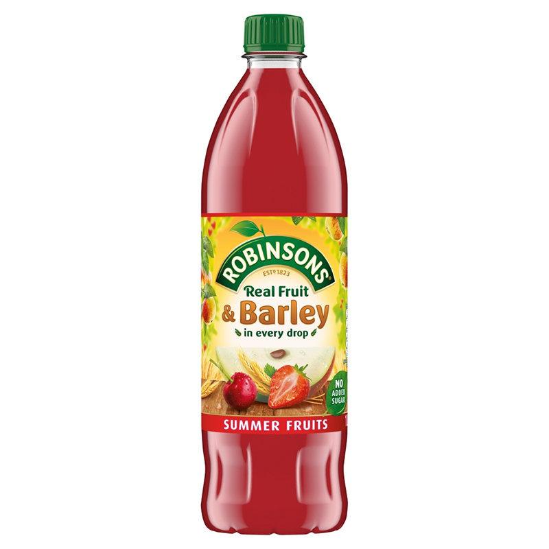 Robinsons Real Fruit & Barley Summer Fruits, 1L