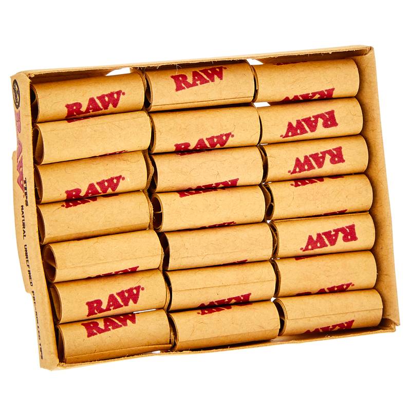 RAW Pre-Rolled Rolling Tips 21ct