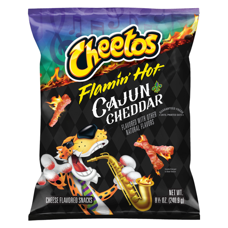 Cheetos Crunchy Flamin' Hot Cajun Cheddar 8.5oz