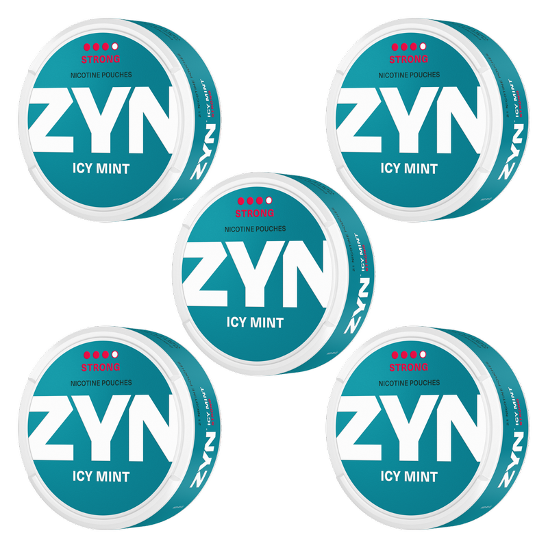 ZYN Icy Mint Strong 9.5mg, 5 x 21pcs