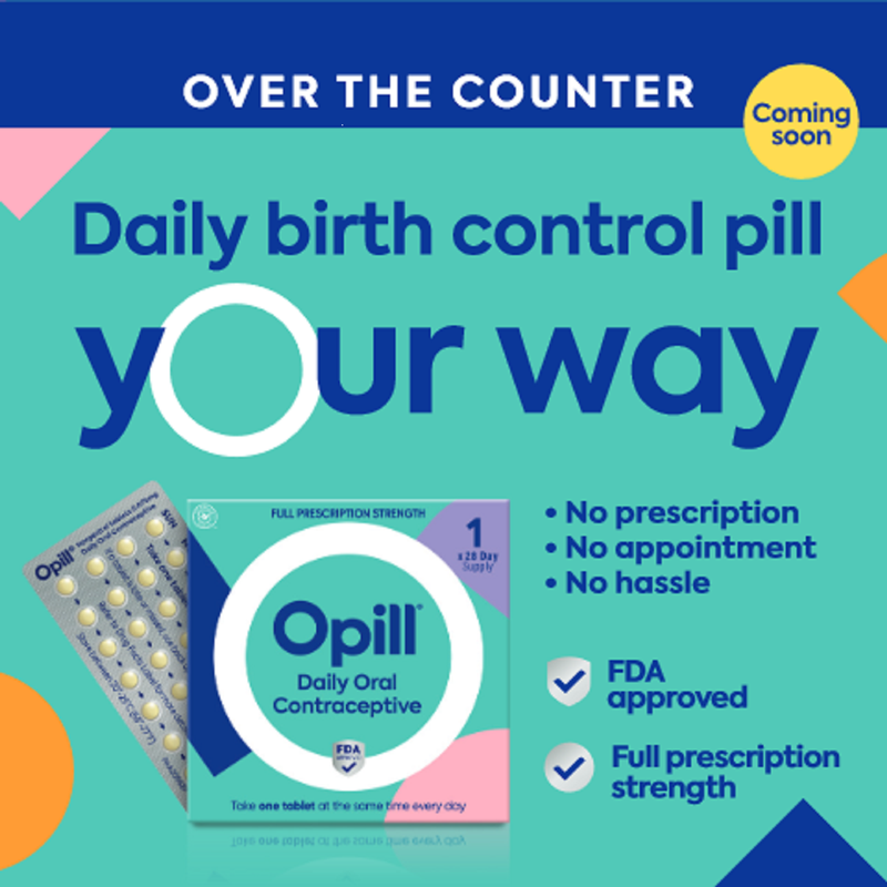 Opill Daily Oral Contraceptive Tablets 3 Pack