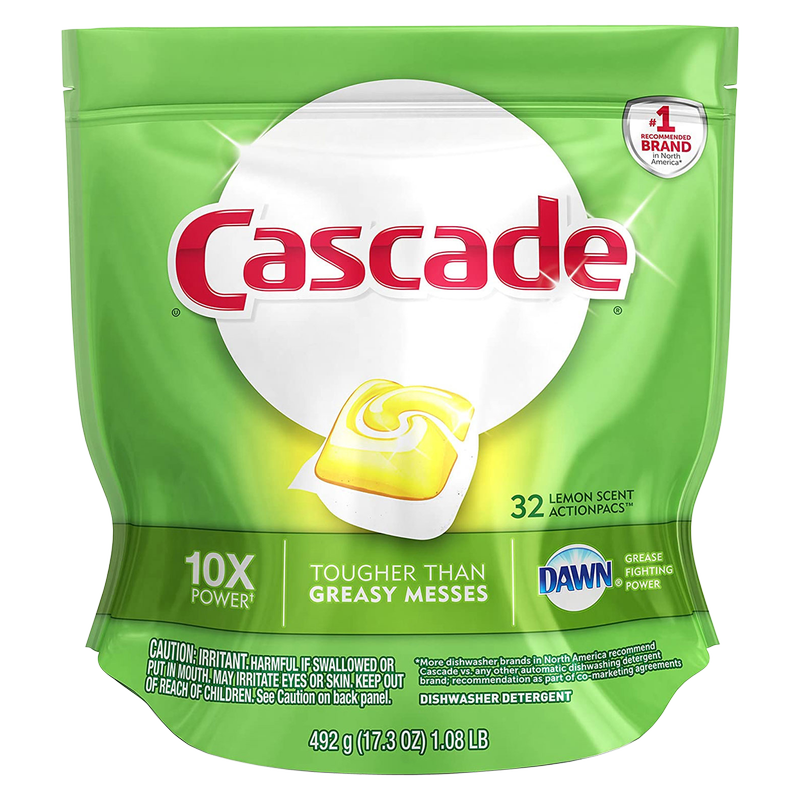 Cascade Fresh Scent ActionPacs Dishwasher Detergent 32ct