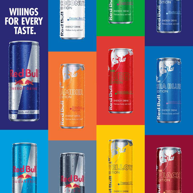 Red Bull Energy Drink, Sugar Free, 8.4 Fl Oz (6 pack)