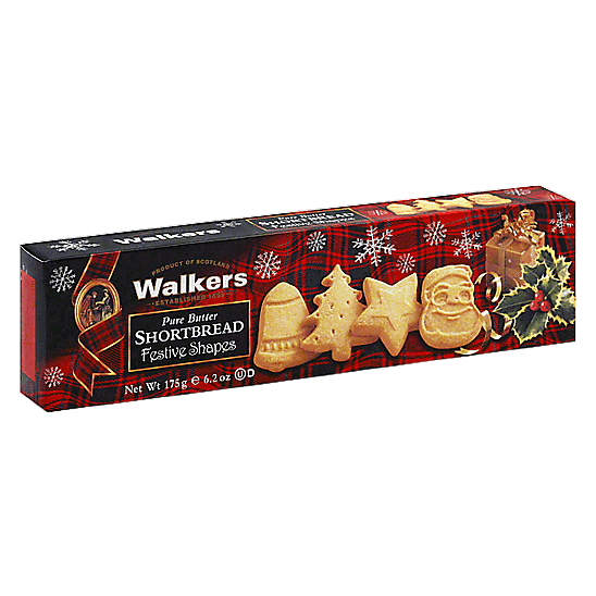 Walkers Shortbread Festive Shapes 6.2oz