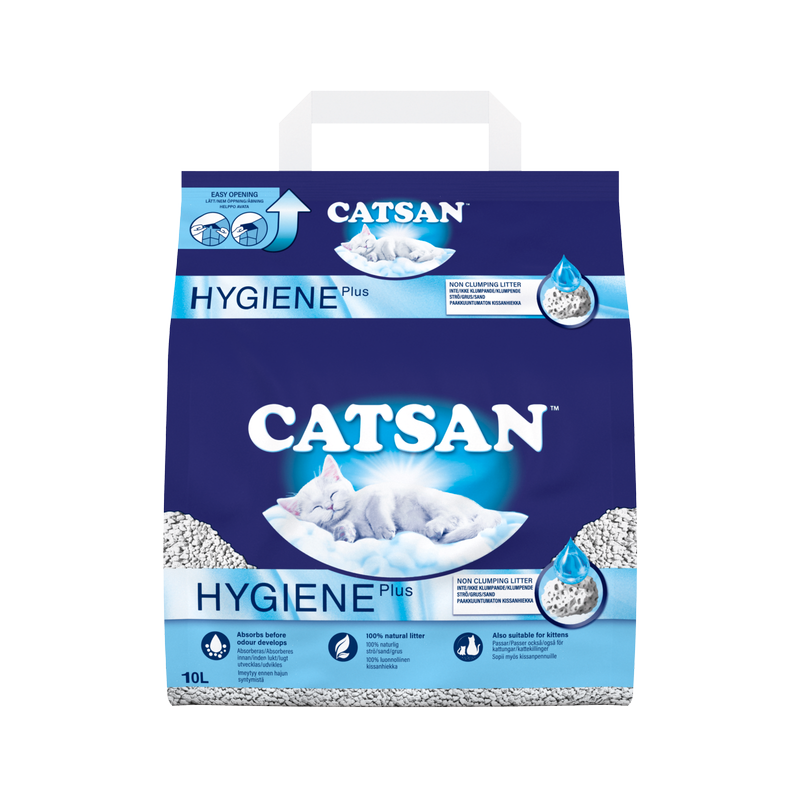 Catsan Hygiene Non-Clumping Cat Litter, 10L