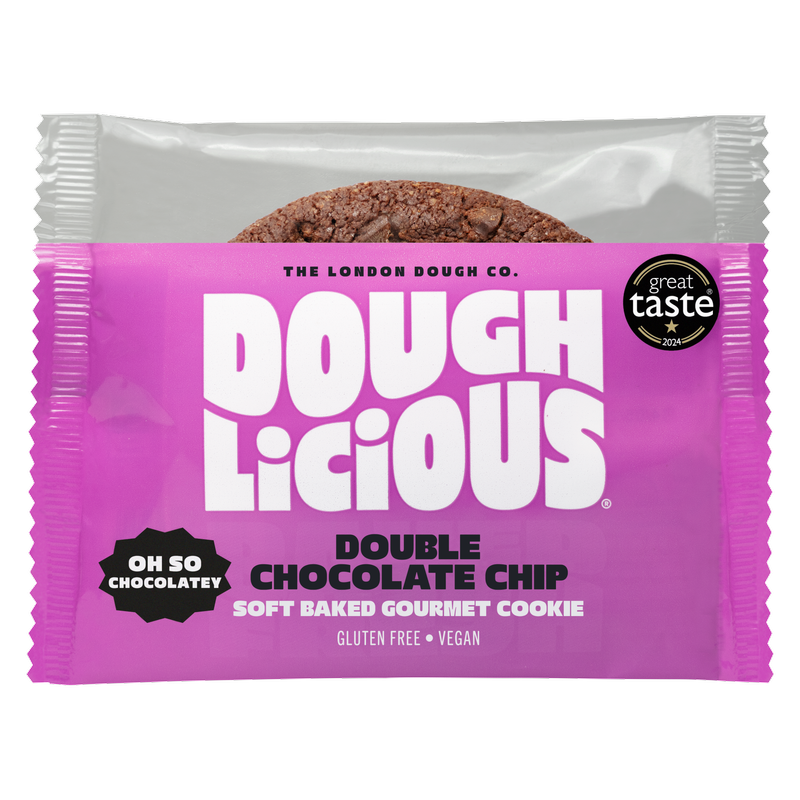 Doughlicious Double Chocolate Chip Soft Baked Gourmet Cookie, 82g