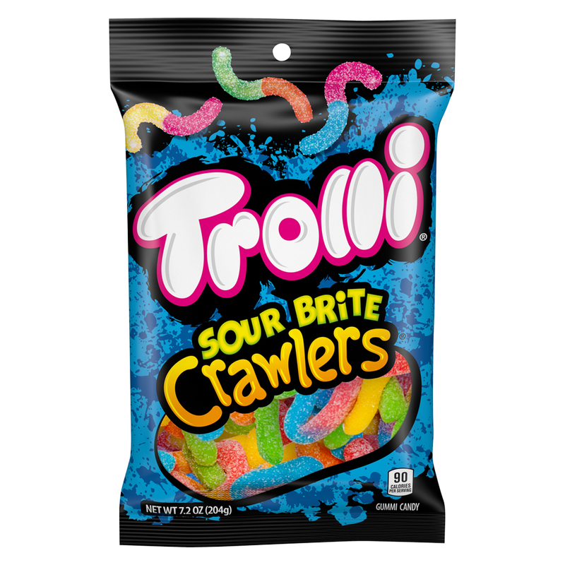 Trolli Sour Brite Crawlers Gummy Candy 7.2oz