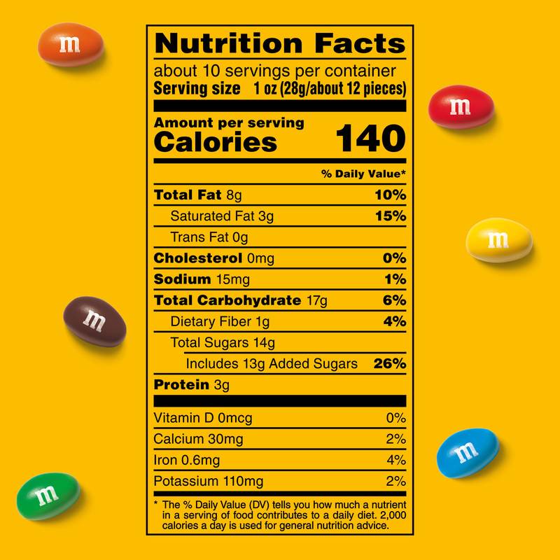 M&M's Peanut Milk Chocolate Candies 10.05oz