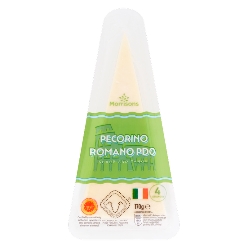 Morrisons Pecorino Romano Hard Cheese, 170g