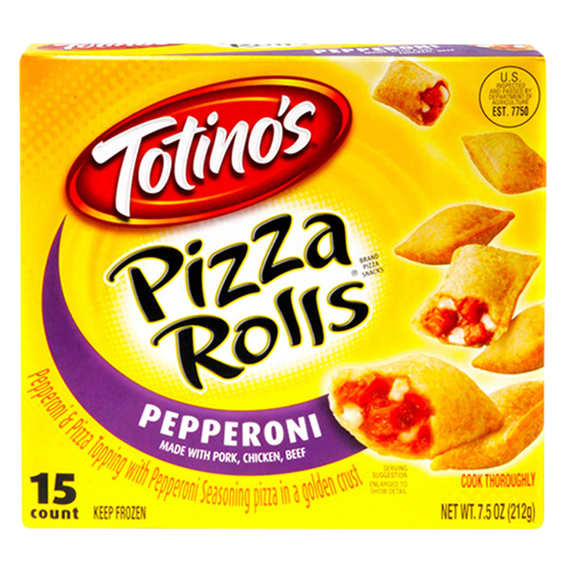Totino's Frozen Pepperoni Pizza Rolls 15ct 7.5oz