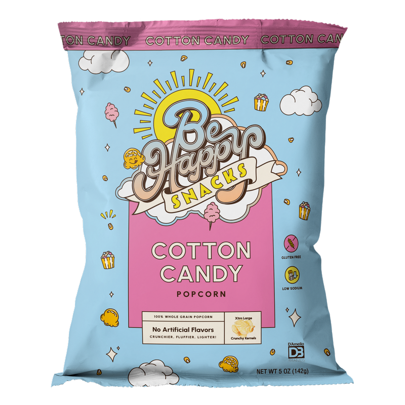 Be Happy Popcorn Cotton Candy 5oz