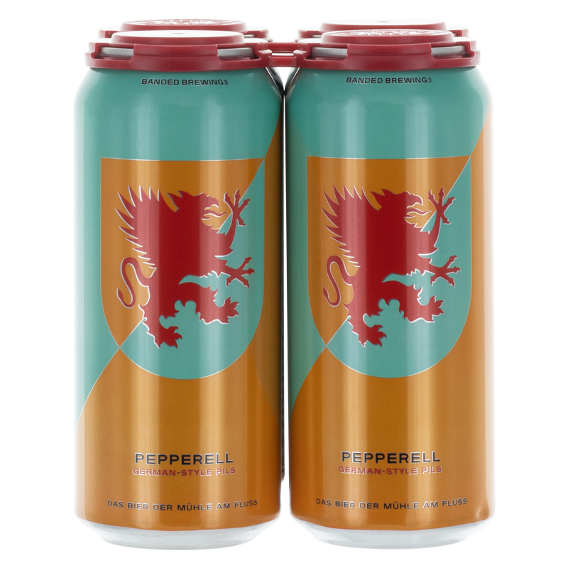 Banded Brewing Pepperell Pilsner 4pk 16oz Can 4.6% ABV