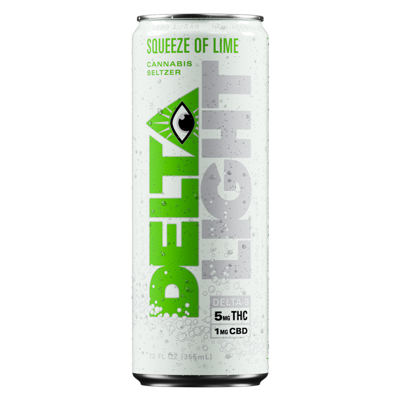 Delta Light 5mg THC Squeeze of Lime Seltzer 12oz Can
