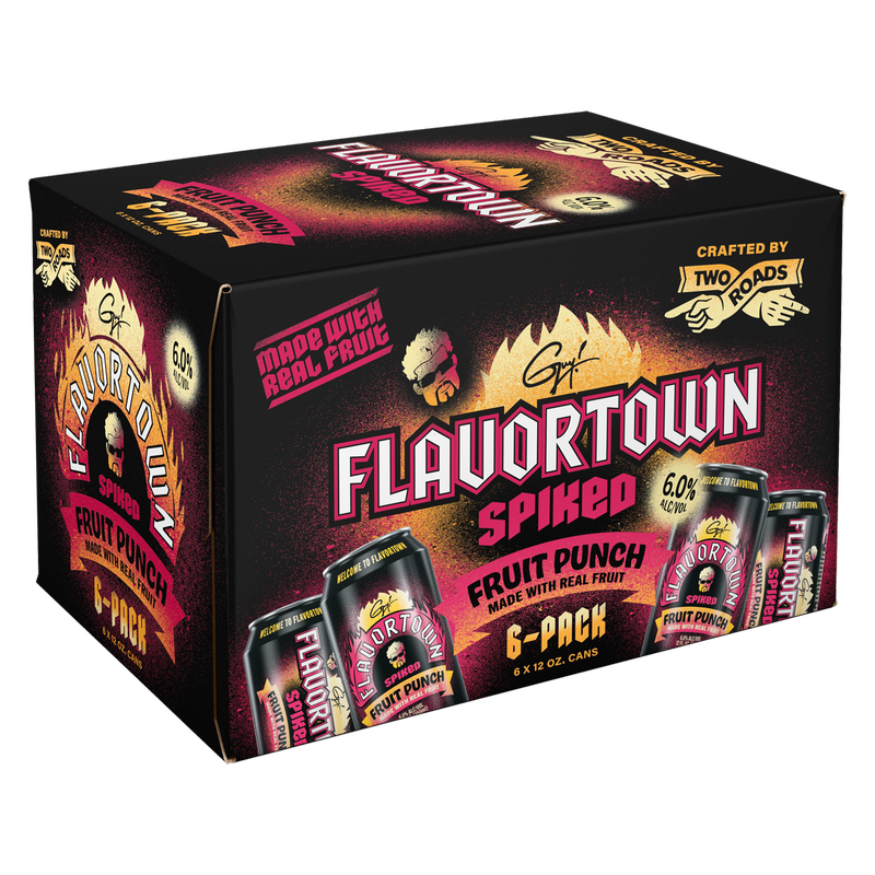 Flavortown Spiked Fruit Punch 6pk 12oz Can 6% ABV