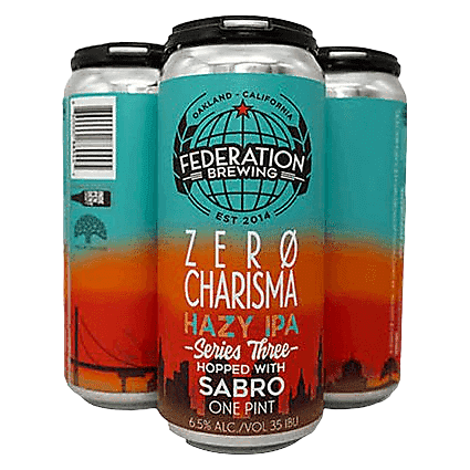 Federation Brewing Zero Charisma Hazy IPA Series 4pk 16oz Can