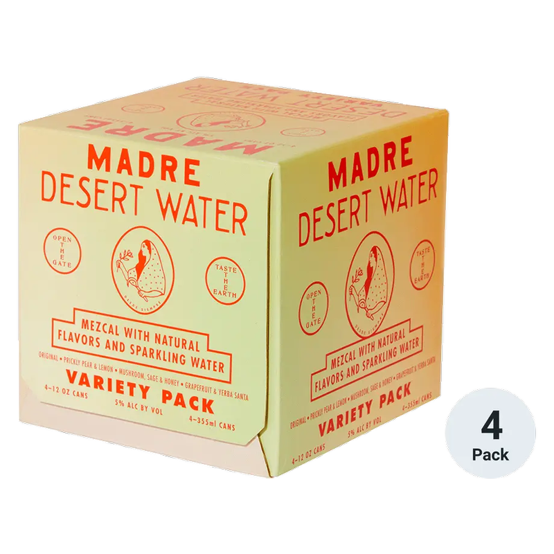 Madre Desert Water Variety Pack 4pk 12oz 5% ABV