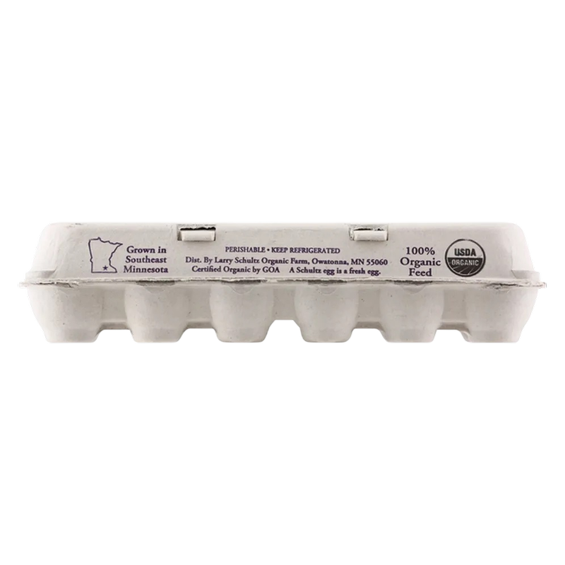 Schultz Organic Farm Eggs Free Range Extra Large Brown Eggs - 12ct 