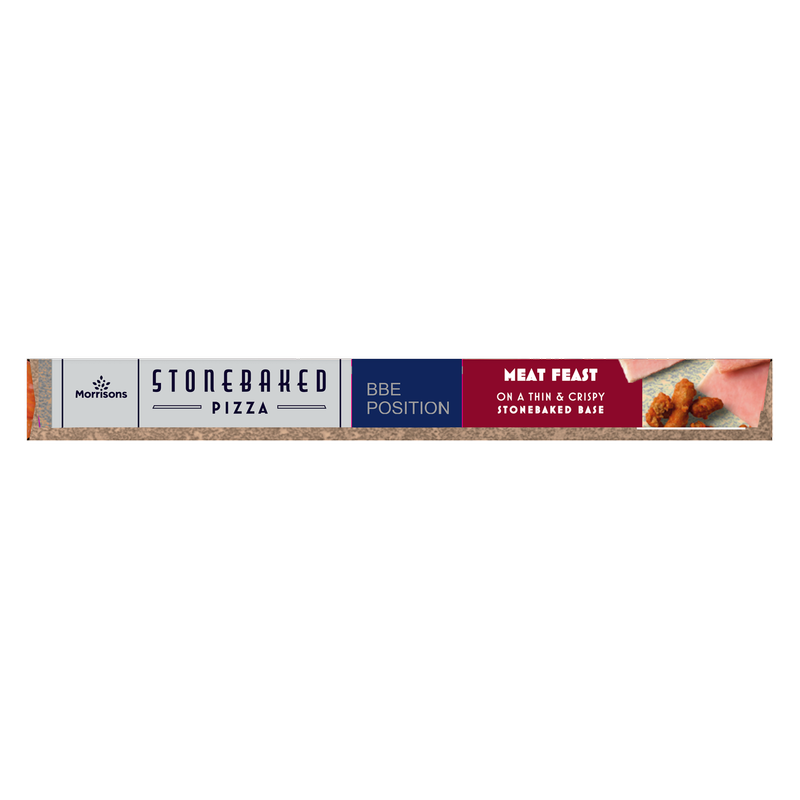 Morrisons Meat Feast Stonebaked Pizza, 300g Quick Meals fast delivery