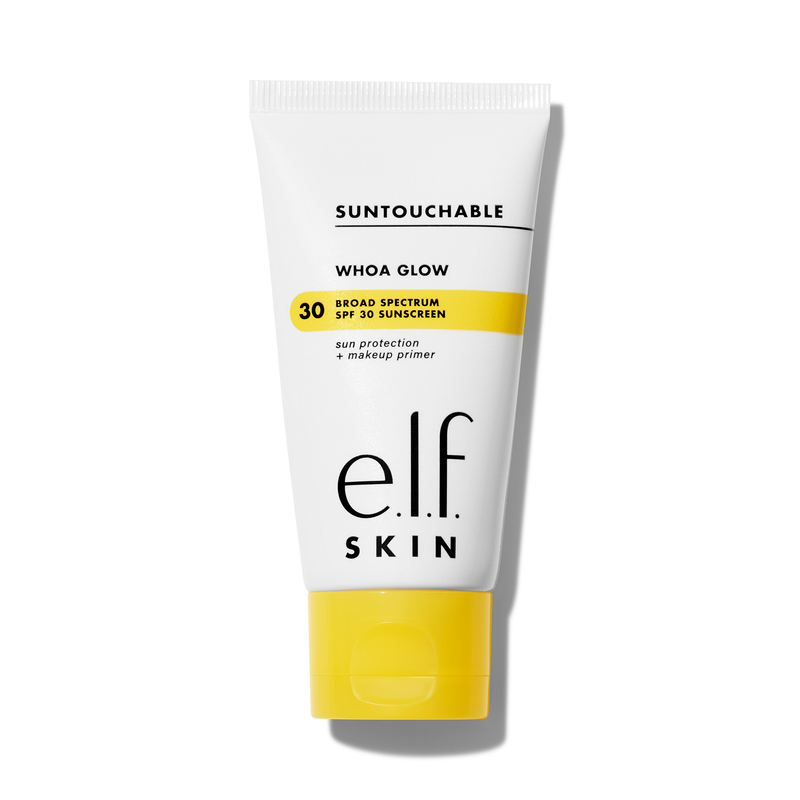 E.l.f. SKIN Suntouchable Whoa Glow Sunscreen & Primer - Sunbeam - SPF 30 - 1.69 Fl Oz