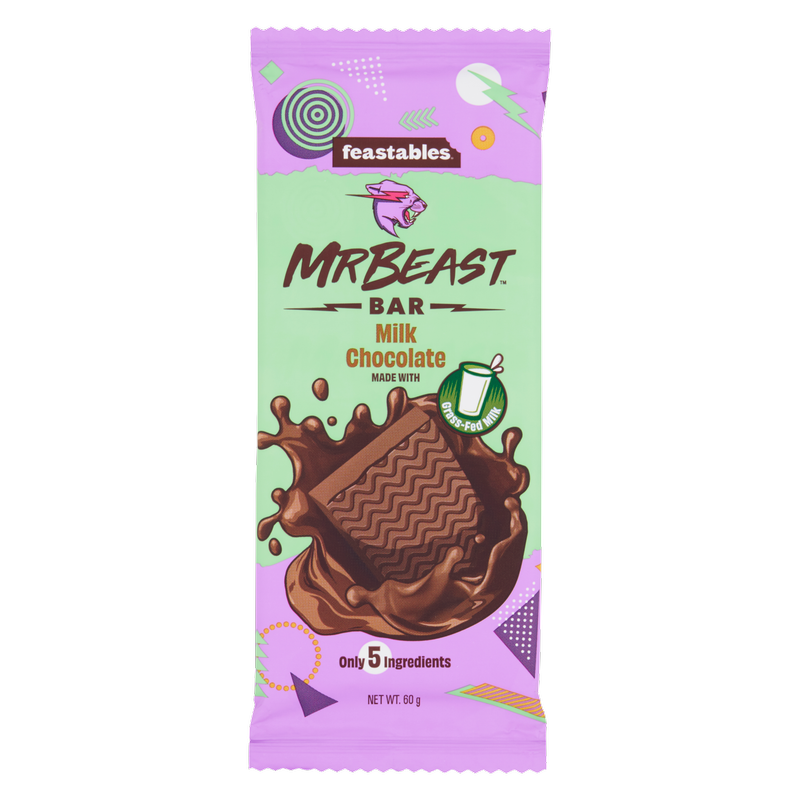 Feastables Mr Beast Milk Chocolate, 60g