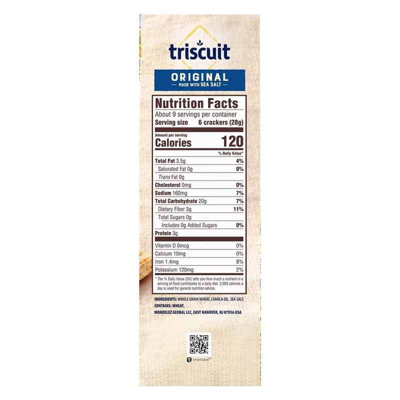 Triscuit Original Whole Grain Crackers 8.5oz