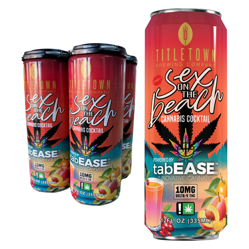 Titletown 10mg THC Sex on the Beach Cannabis Cocktail 4pk 12oz Can