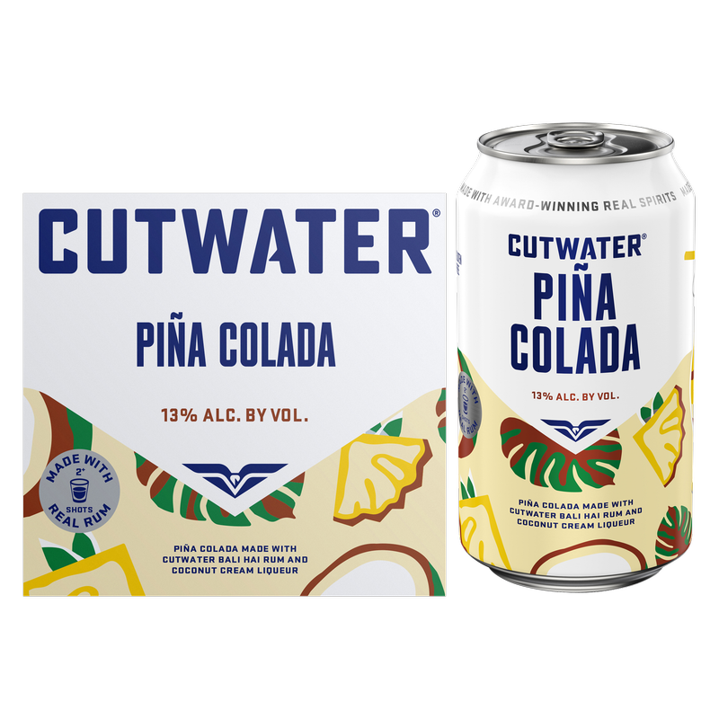 Cutwater Rum Piña Colada 4pk 12oz Cans 13% ABV