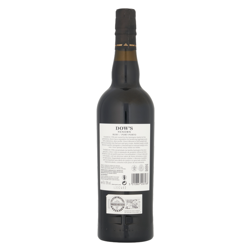 Dow's Renown Ruby Port, 75cl