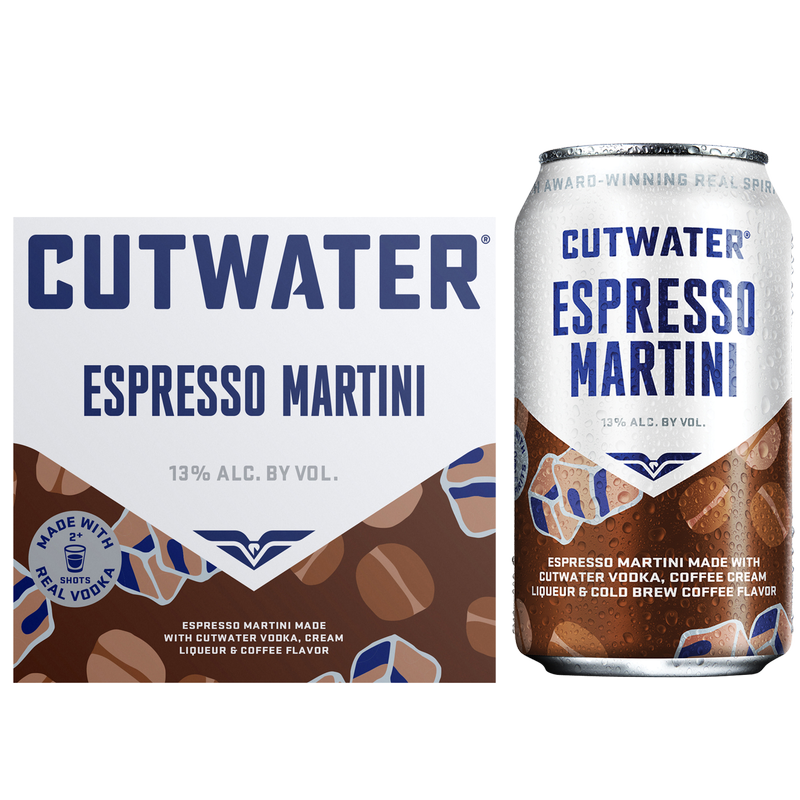Cutwater Espresso Martini 4pk 12oz Cans 13% ABV
