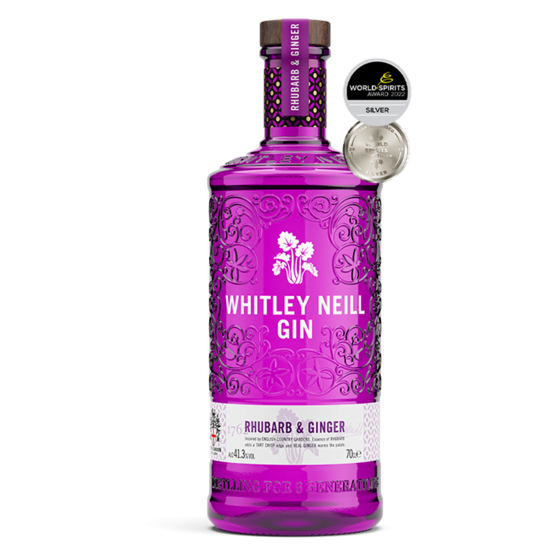 Whitley Neill Rhubarb & Ginger Gin, 70cl