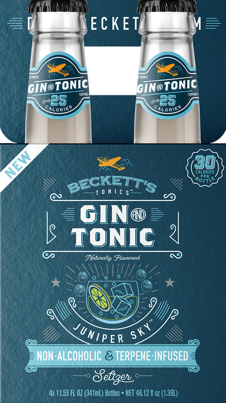 Beckett's Juniper Sky Gin & Tonic 4pk 11.5oz Bottles