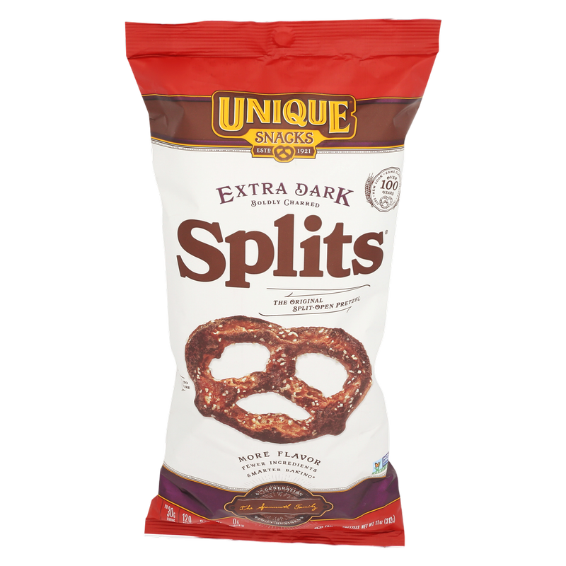 Unique Snacks Extra Dark Splits 11oz